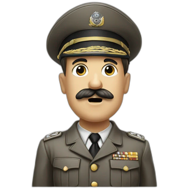 Hitler montre le ciel a quelqu'un emoji