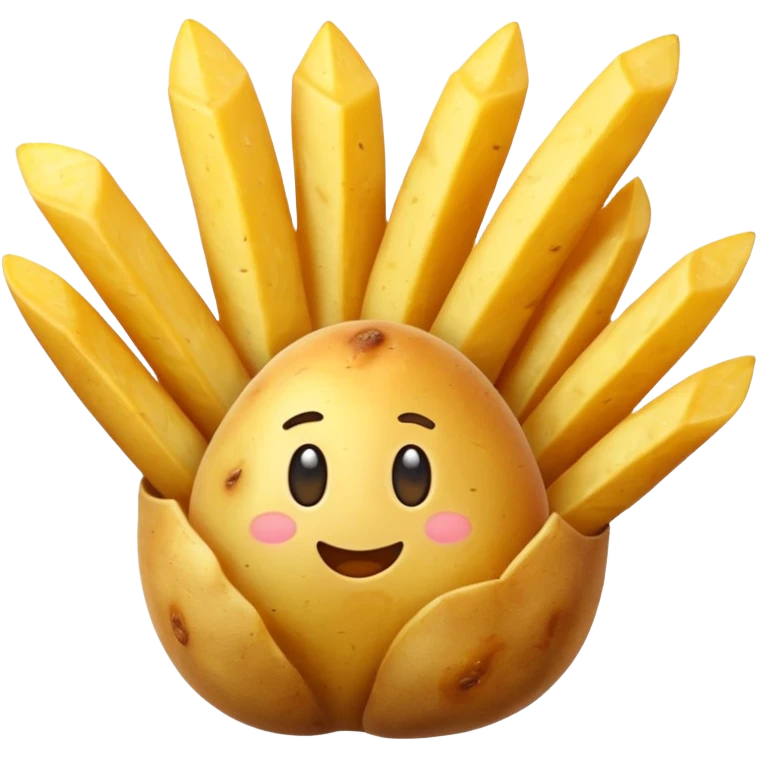 yellow patato fries emoji