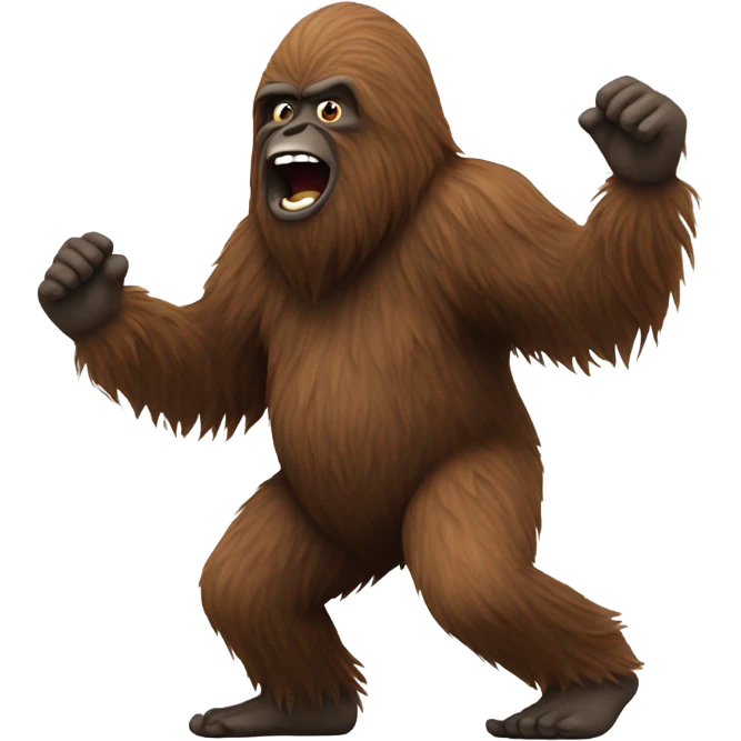Sasquatch dancer emoji