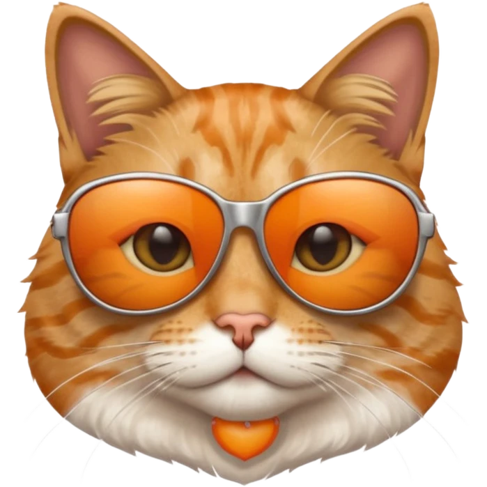 Cat wearing sunglasses emoji