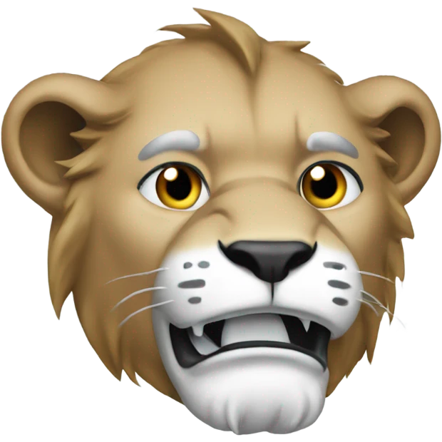 Detroit lion crying emoji