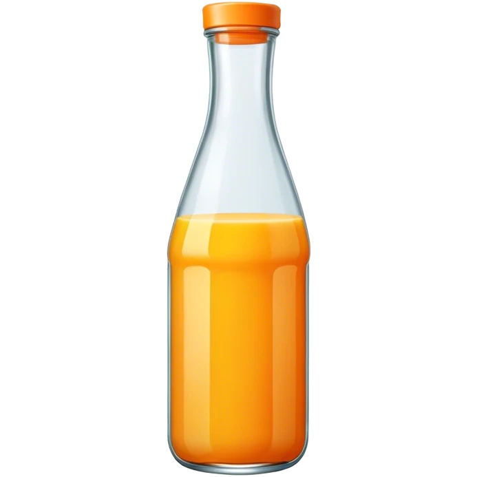 Orange juice bottle emoji