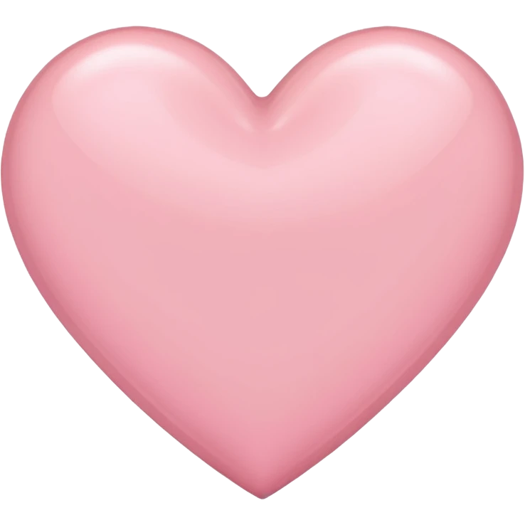 light pink heart emoji