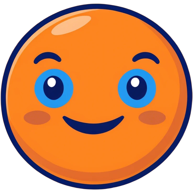 Emoji azul emoji