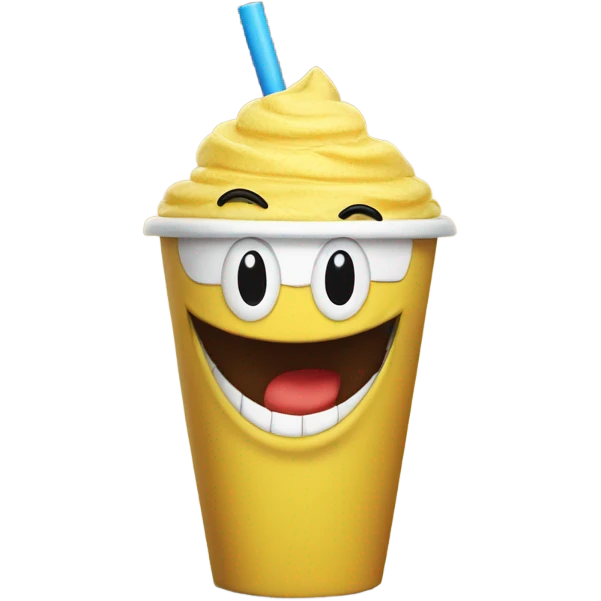 Cuphead amarelo feliz emoji