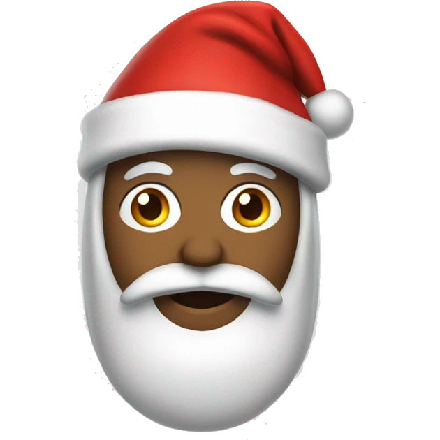 Me with a Santa hat emoji