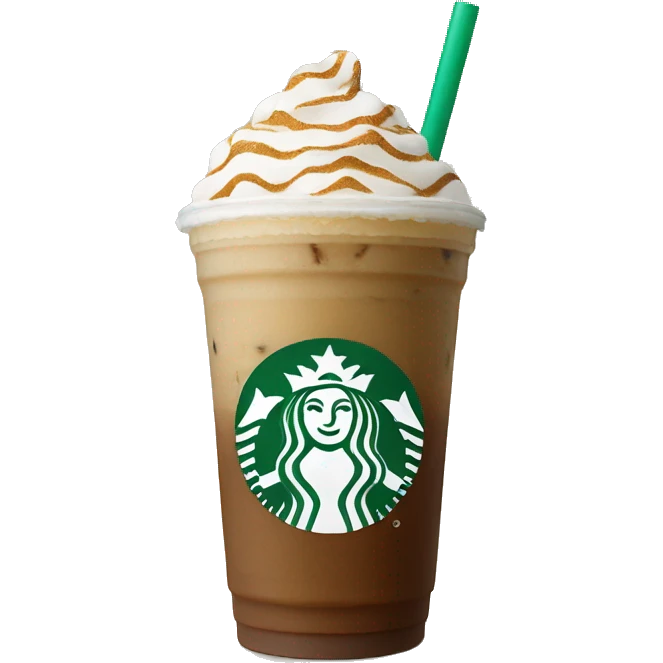 Starbucks frappe  emoji