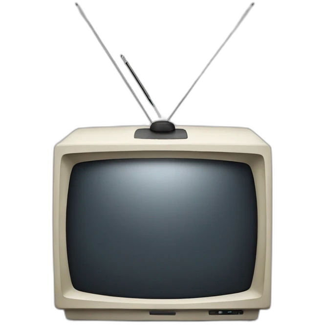 the writing the end on a tv emoji