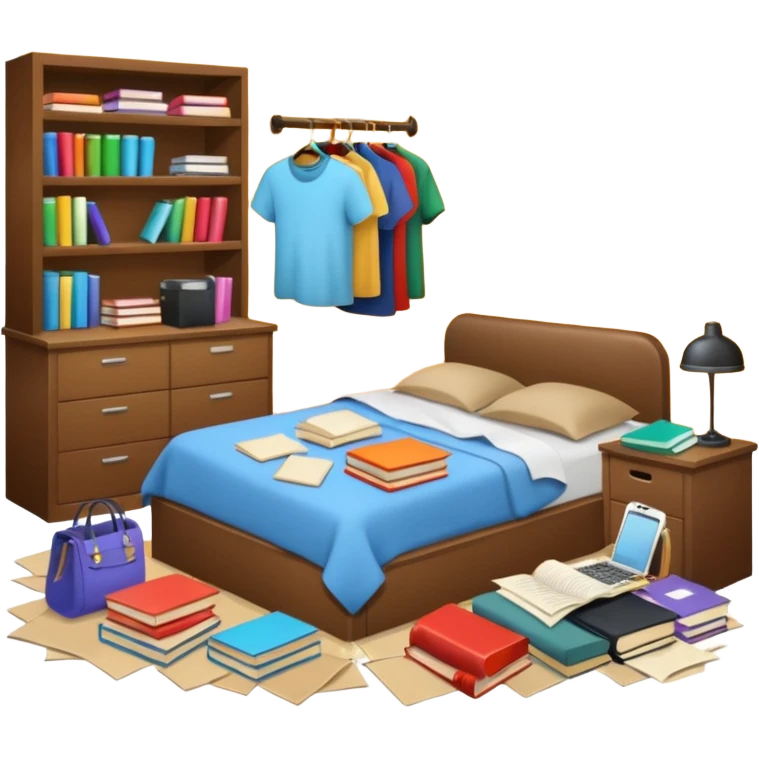 messy room emoji