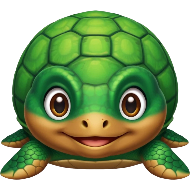 a cute little turtle from the cartoon emoji