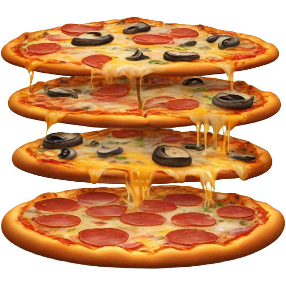 pile of pizza emoji