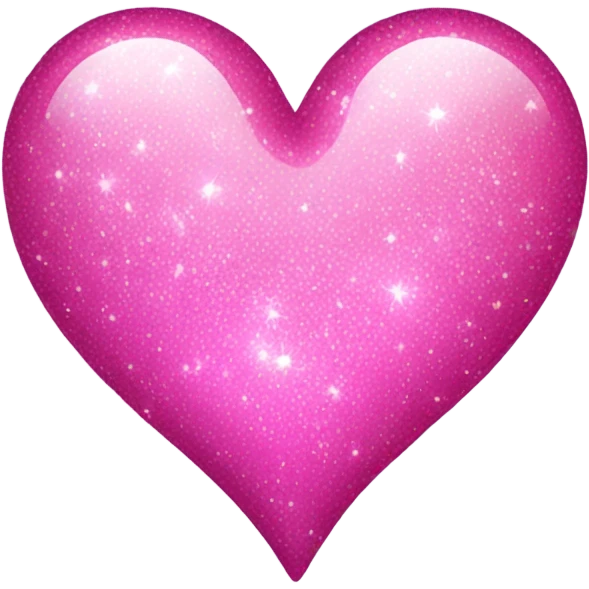 Pink sparkling heart  emoji