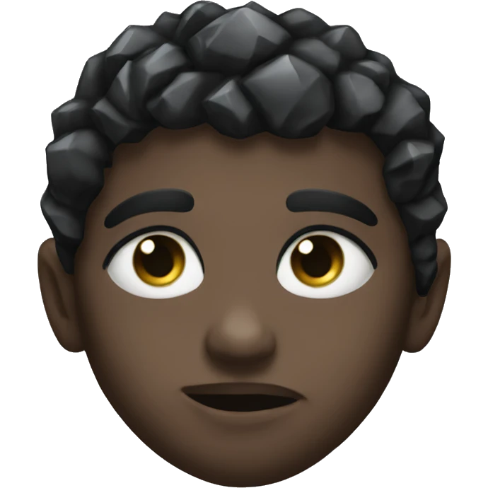 Black diamond eyes emoji
