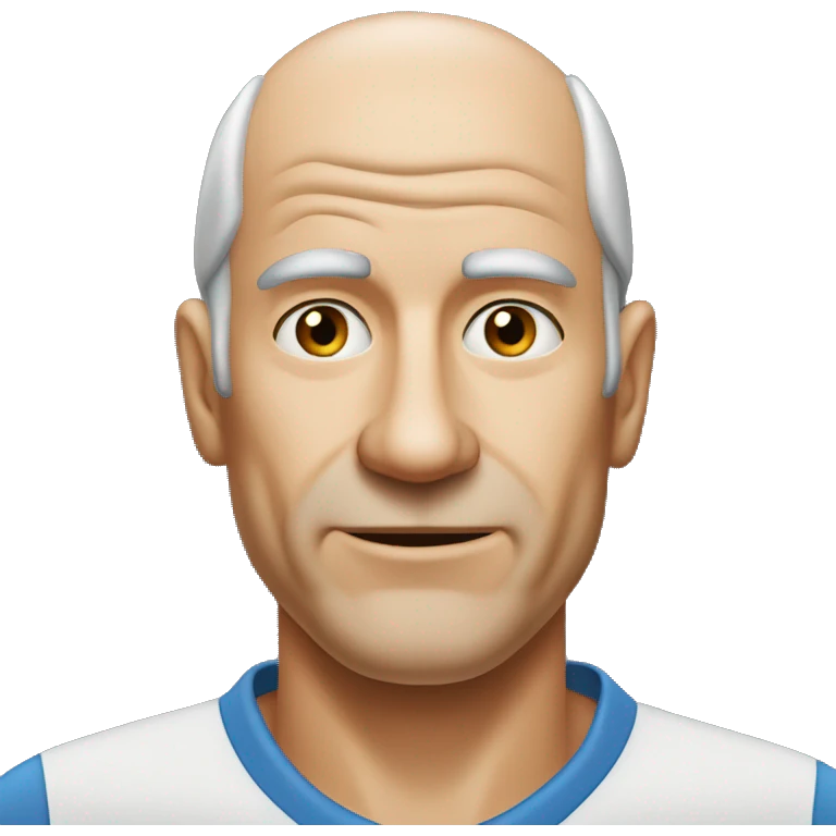 65yo man tennis balding  emoji