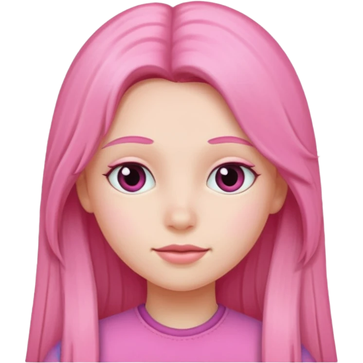 Pink girl emoji