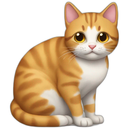 Caca con en gato emoji