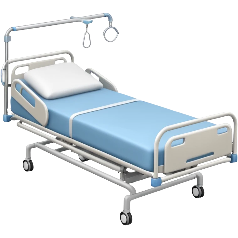 Create a hospital bed taken from a top angle emoji