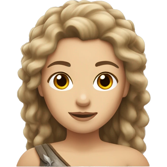 Khaleesi with light brown hair emoji