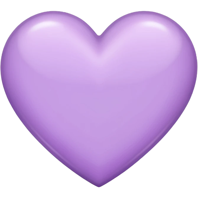Light Purple heart emoji