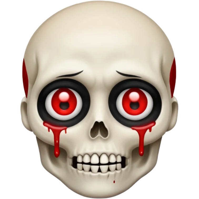 💀 and 😭 mixed emoji