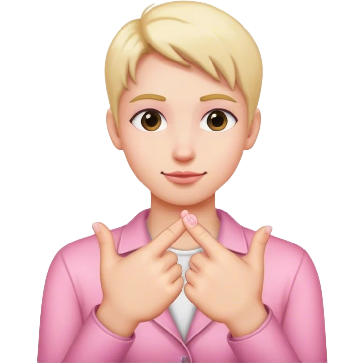 Pinky promise emoji