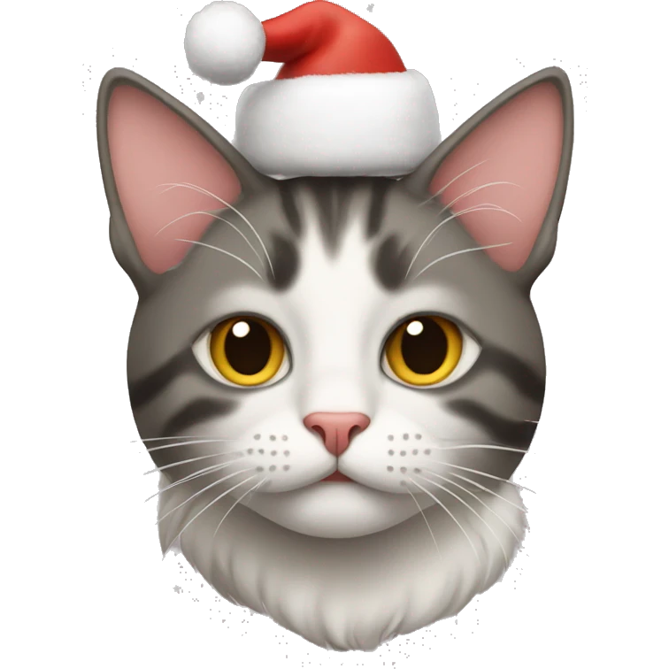 Christmas cat emoji