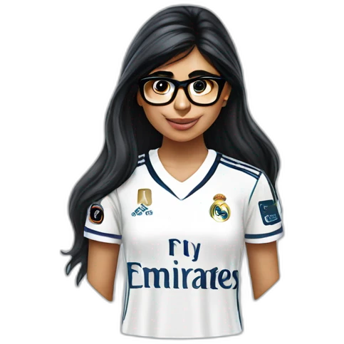mia khalifa with real madrid jersey emoji