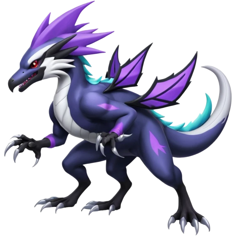 Silvally-Nargacuga-Venom-fusion emoji