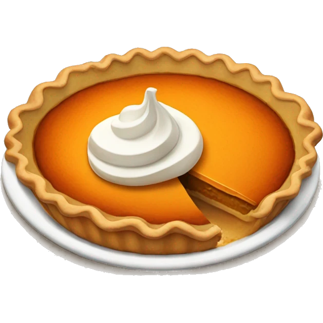 Warm pumpkin pie  emoji