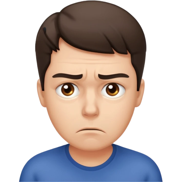 Stressed emoji