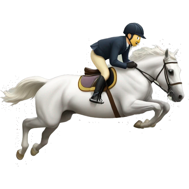 Horse jumping emoji