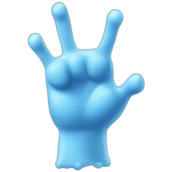 Mano congelada emoji