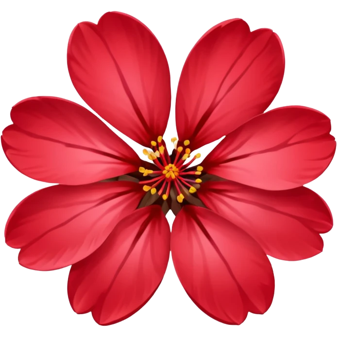 red sakura emoji