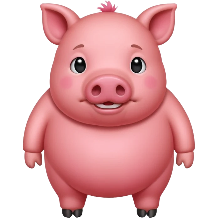 Cochon rouge  emoji