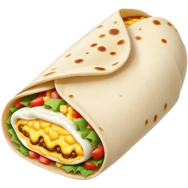 Egg burrito emoji
