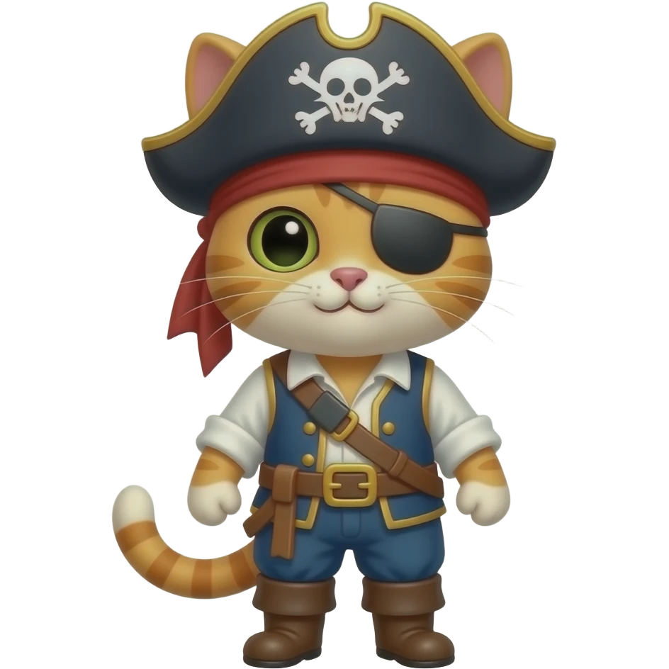 cat pirate emoji