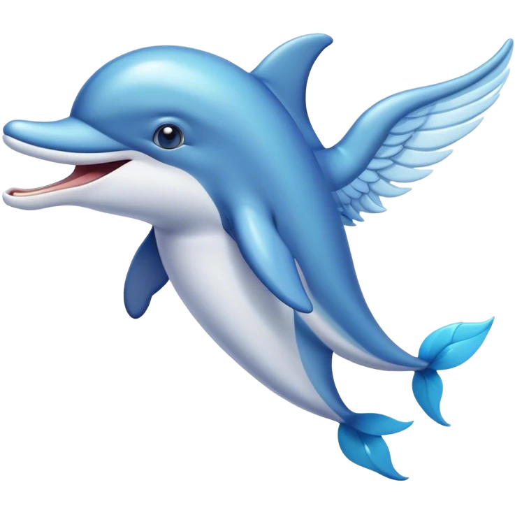 dolphin with wings  emoji