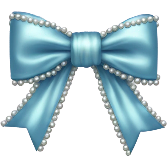 bow with pearls emoji