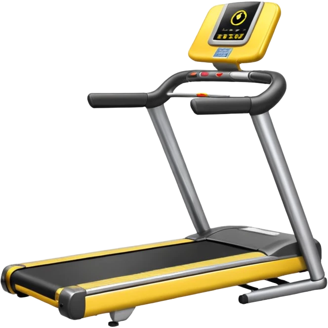 yellow treadmill emoji