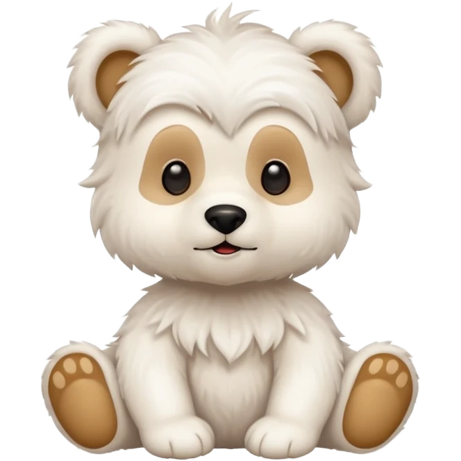 Can you do a mix of a Maltese and bear cub emoji