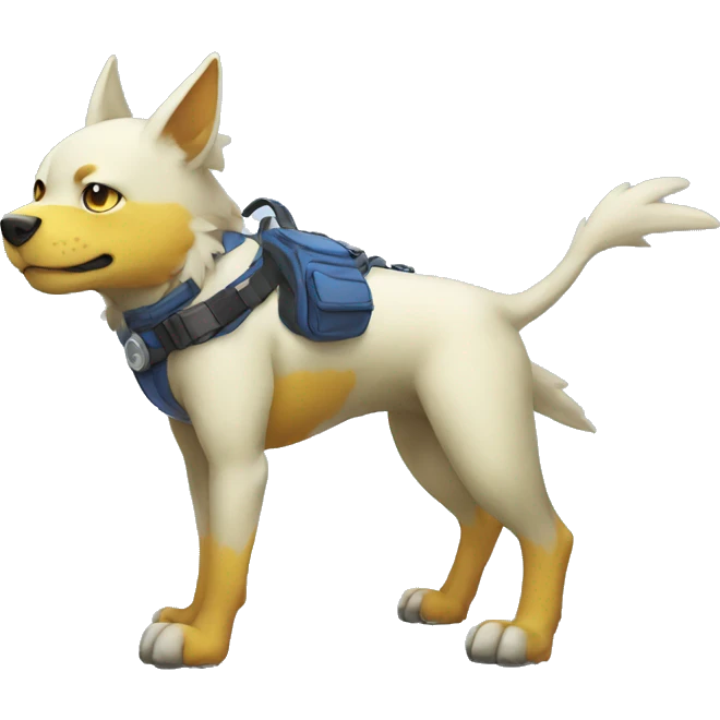 Full body Digimon on four legs emoji