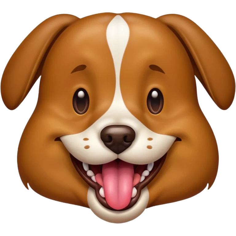 dog with big toung emoji