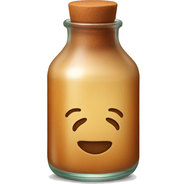 liquid cinnamon in a bottle emoji