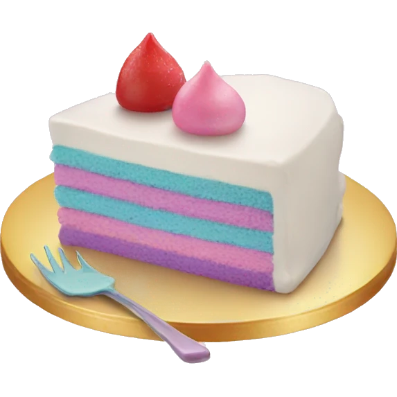 Magic pastel cake emoji