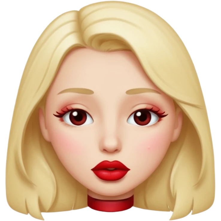 feeling cute and kissing with tear in eyes emoji