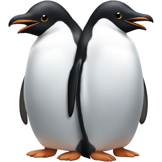 2 Penguin sisters  emoji
