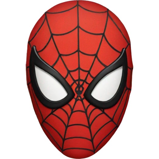 Spiderman mask emoji