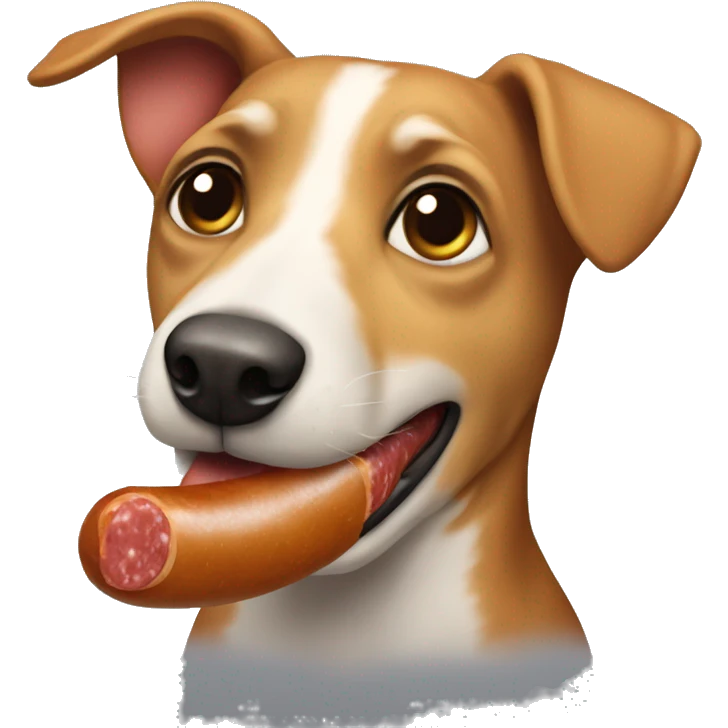 perro salchicha emoji
