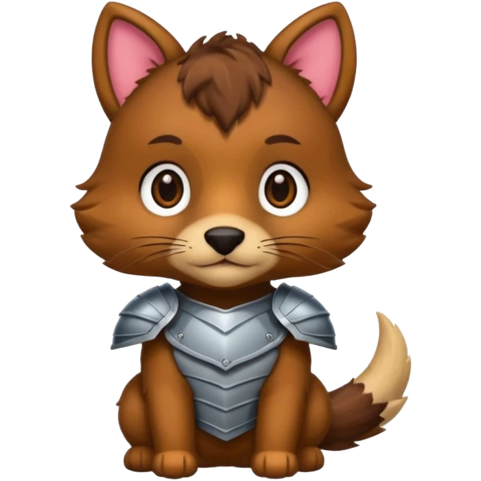 armored cute animal emoji