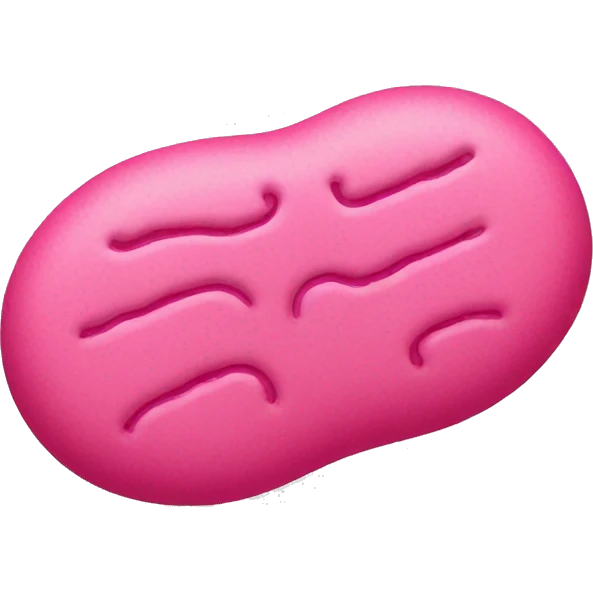 Pink mitochondria emoji